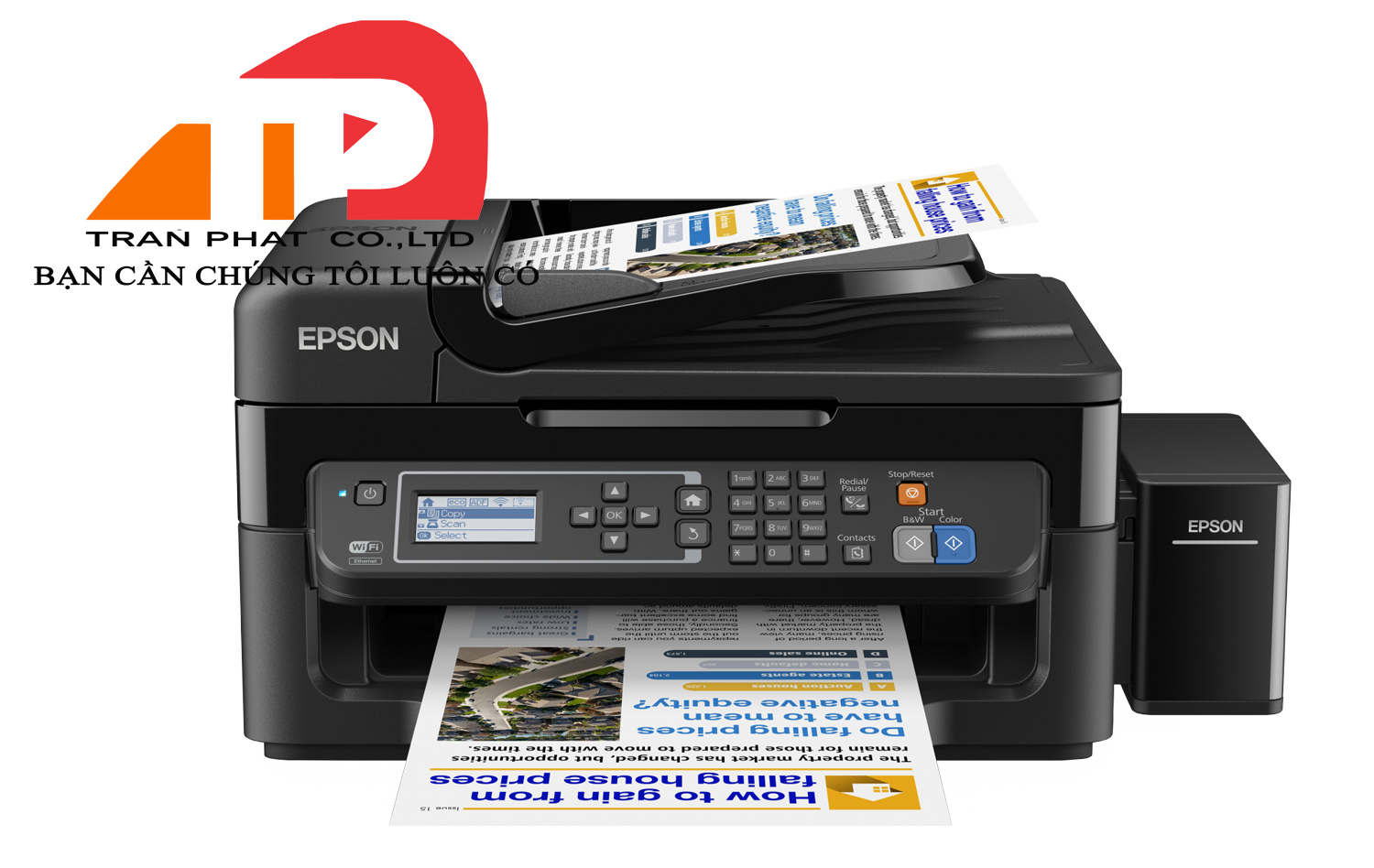 Máy in phun màu Epson L565 Wi-Fi All-in-One Ink Tank Printer
