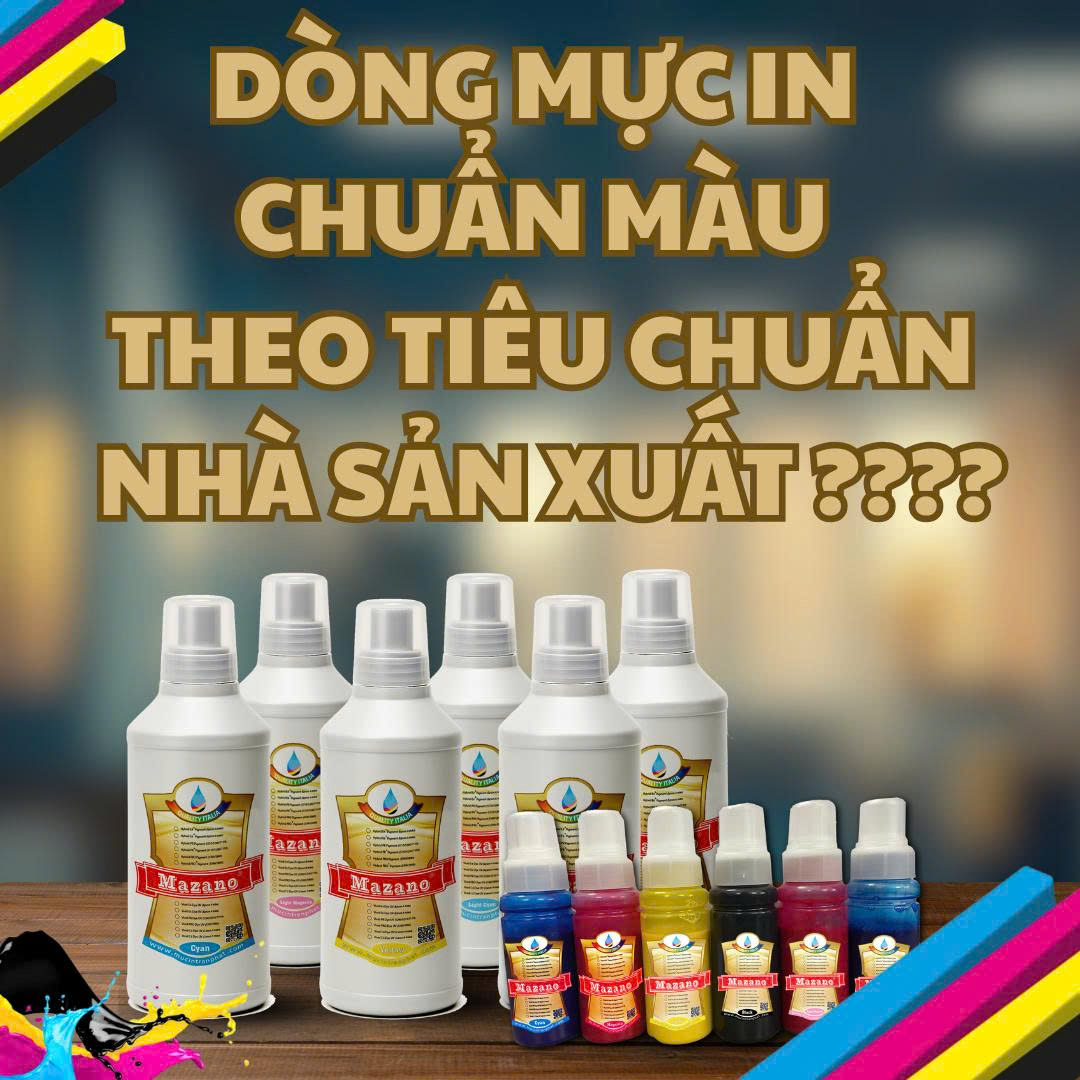 Vì sao nên chọn mực in chuẩn màu cho máy in