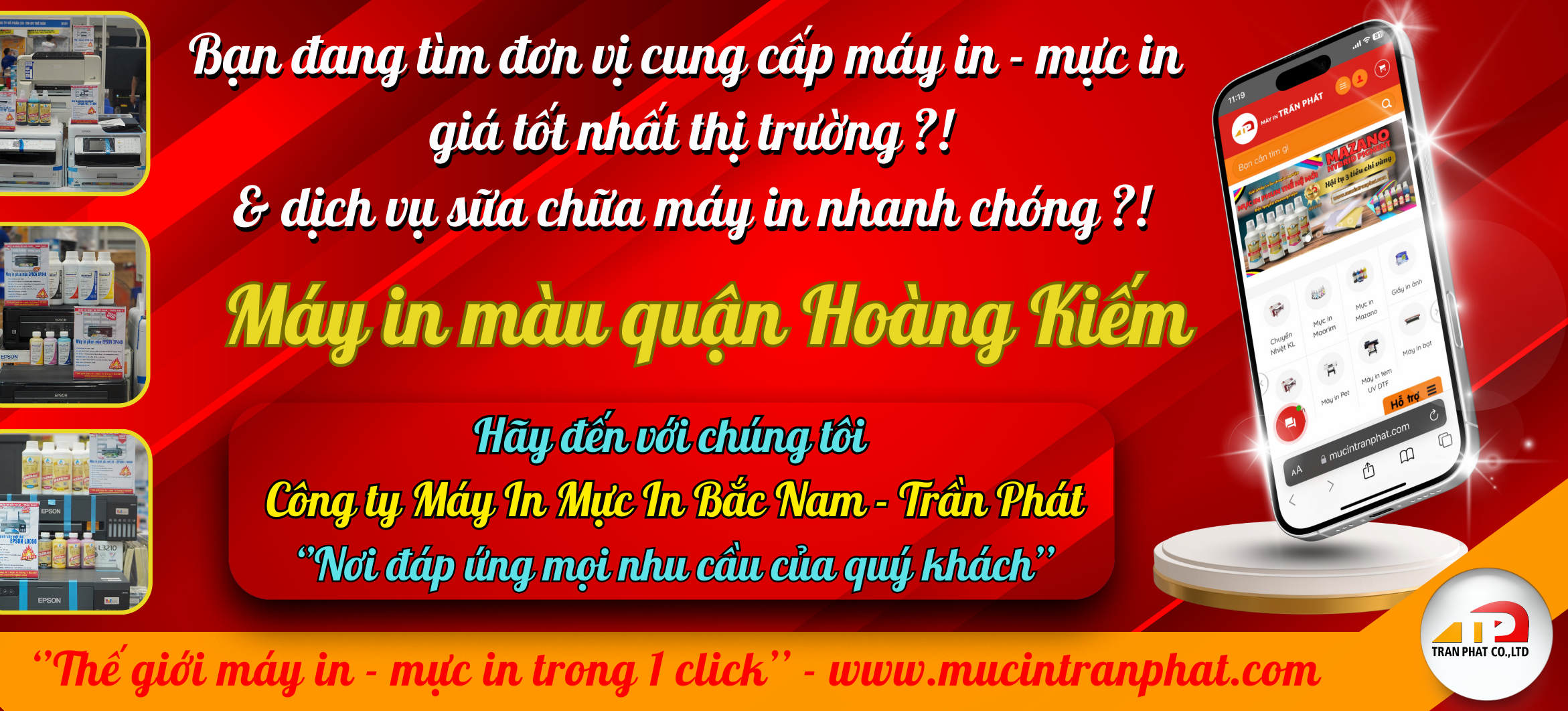 Máy In Màu Quận Hoàn Kiếm | Bán & Cho Thuê Máy In Chính Hãng